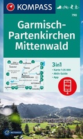 Abbildung von: KOMPASS Wanderkarte 790 Garmisch-Partenkirchen, Mittenwald 1:35.000 - KOMPASS-Karten