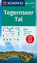Abbildung von: KOMPASS Wanderkarte 08 Tegernseer Tal 1:25.000 - KOMPASS-Karten