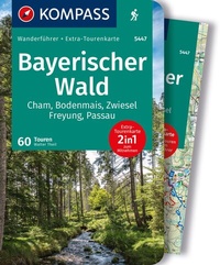 Abbildung von: KOMPASS Wanderführer Bayerischer Wald, Cham, Bodenmais, Zwiesel, Freyung, Passau, 60 Touren mit Extra-Tourenkarte - KOMPASS-Karten