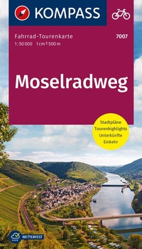 Abbildung von: KOMPASS Fahrrad-Tourenkarte Moselradweg 1:50.000 - KOMPASS-Karten