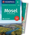 Cover: KOMPASS Wanderf&uuml;hrer Mosel mit Moselsteig, 46 Touren und 24 Etappen mit Extra-Tourenkarte - KOMPASS-Karten