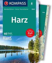 Abbildung von: KOMPASS Wanderführer Harz, 60 Touren mit Extra-Tourenkarte - KOMPASS-Karten