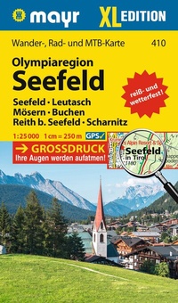 Abbildung von: Mayr Wanderkarte Olympiaregion Seefeld XL 1:25.000 - WALTER MAYR VERLAG