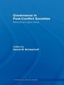 Cover: Governance in Post-Conflict Societies - Routledge