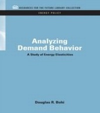 Enlarge image Cover: Analyzing Demand Behavior - RFF Press