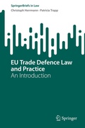 Cover: EU Trade Defence Law and Practice - Springer