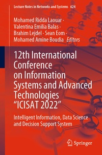 Abbildung von: 12th International Conference on Information Systems and Advanced Technologies "ICISAT 2022" - Springer
