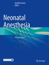 Enlarge image Cover: Neonatal Anesthesia - Springer