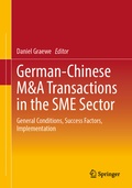 Cover: German-Chinese M&A Transactions in the SME Sector - Springer