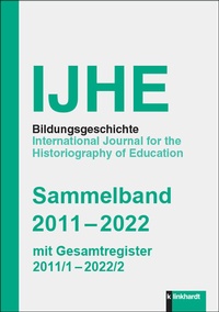 Abbildung von: IJHE Bildungsgeschichte - Verlag Julius Klinkhardt GmbH & Co. KG