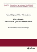 Cover: Unterricht der romanischen Sprachen und Inklusion: - ibidem