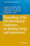 Cover: Proceedings of the 5th International Conference on Building Energy and Environment - Springer