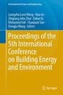 Cover: Proceedings of the 5th International Conference on Building Energy and Environment - Springer