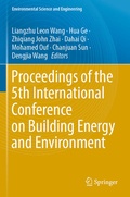 Cover: Proceedings of the 5th International Conference on Building Energy and Environment - Springer