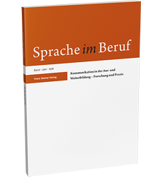 Abbildung von: Sprache im Beruf - Franz Steiner Verlag