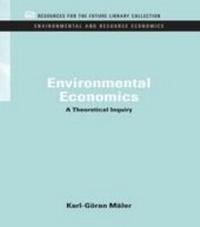Enlarge image Cover: Environmental Economics - RFF Press