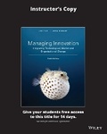 Cover: Managing Innovation 6e - Integrating Technological, Market and Organizational Change Evaluation Copy - Wiley