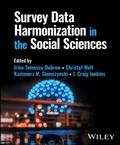 Cover: Survey Data Harmonization in the Social Sciences - Wiley