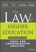 Cover: The Law of Higher Education - Wiley-Scrivener