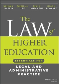 Abbildung von: The Law of Higher Education - Wiley