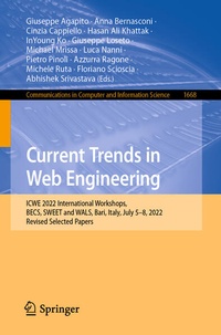 Enlarge image Cover: Current Trends in Web Engineering - Springer