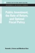 Cover: Public Investment, the Rate of Return, and Optimal Fiscal Policy - RFF Press