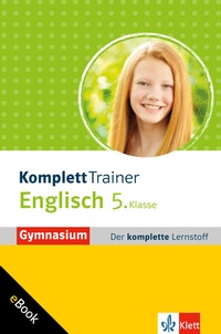 Abbildung von: Klett KomplettTrainer Gymnasium Englisch 5. Klasse - Klett