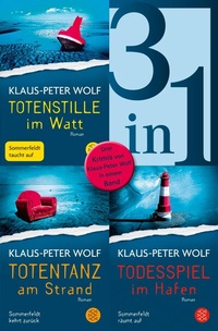 Abbildung von: Totenstille im Watt / Totentanz am Strand / Todesspiel im Hafen - Drei Ostfriesenkrimis in einem Band - Fischer Taschenbuch