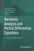Cover: Harmonic Analysis and Partial Differential Equations - Birkh&auml;user