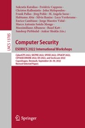 Cover: Computer Security. ESORICS 2022 International Workshops - Springer