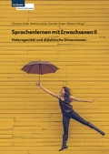 Cover: Sprachenlernen mit Erwachsenenen - Leykam