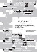 Cover: Broken Relations. Infrastructure, Aesthetics, and Critique - Spector Books
