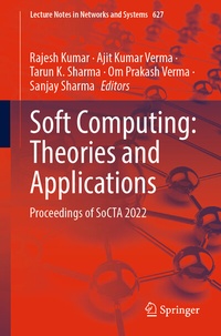 Enlarge image Cover: Soft Computing: Theories and Applications - Springer