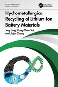 Cover: Hydrometallurgical Recycling of Lithium-Ion Battery Materials - CRC Press