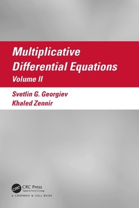 Abbildung von: Multiplicative Differential Equations - Chapman & Hall/CRC