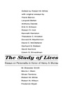 Cover: The Study of Lives - Routledge