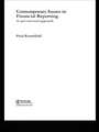 Cover: Contemporary Issues in Financial Reporting - Routledge
