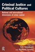 Cover: Criminal Justice and Political Cultures - Willan Publishing