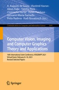 Cover: Computer Vision, Imaging and Computer Graphics Theory and Applications - Springer