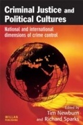 Cover: Criminal Justice and Political Cultures - Willan Publishing