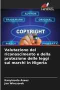 Cover: Valutazione del riconoscimento e della protezione delle leggi sui marchi in Nigeria - Edizioni Sapienza