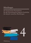 Abbildung von: Mitteilungen der Gemeinsamen Kommission für die Erforschung der jüngeren... / Mitteilungen der Gemeinsamen Kommission für die Erforschung der jüngeren.... Band 4 - De Gruyter Oldenbourg