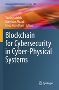 Cover: Blockchain for Cybersecurity in Cyber-Physical Systems - Springer