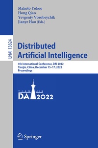 Enlarge image Cover: Distributed Artificial Intelligence - Springer
