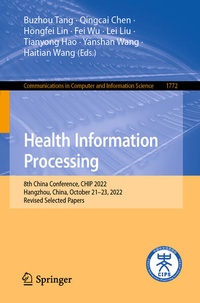 Enlarge image Cover: Health Information Processing - Springer