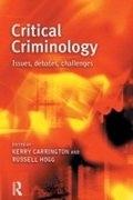 Cover: Critical Criminology - Willan Publishing
