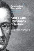 Cover: Kant's Late Philosophy of Nature - Cambridge University Press