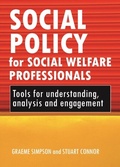 Cover: Social policy for social welfare professionals - Policy Press