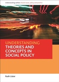 Cover: Understanding theories and concepts in social policy - Policy Press