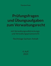 Abbildung von: Prüfungsfragen und Übungsaufgaben zum Verwaltungsrecht - BoD - Books on Demand